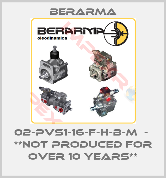 Berarma-02-PVS1-16-F-H-B-M  -  **Not produced for over 10 years**