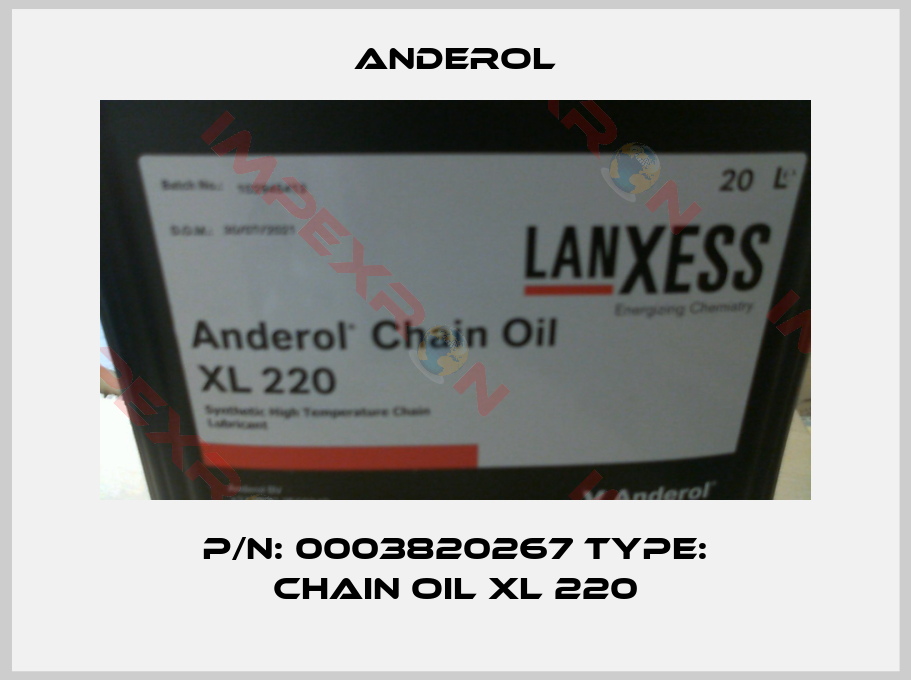 Anderol-P/N: 0003820267 Type: Chain Oil XL 220