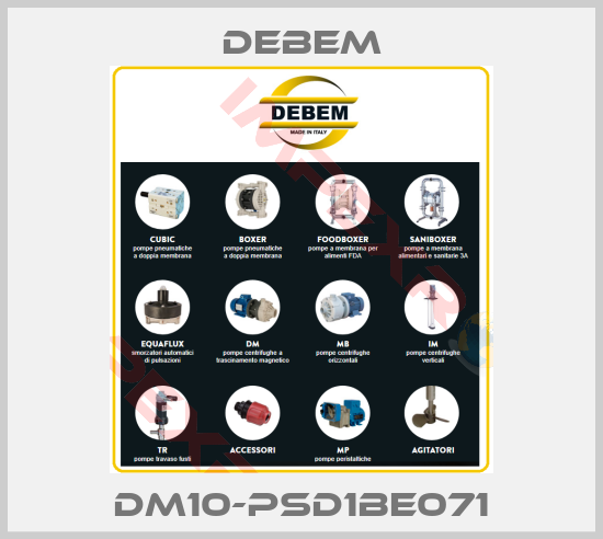 Debem-DM10-PSD1BE071