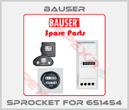 Bauser-sprocket for 651454