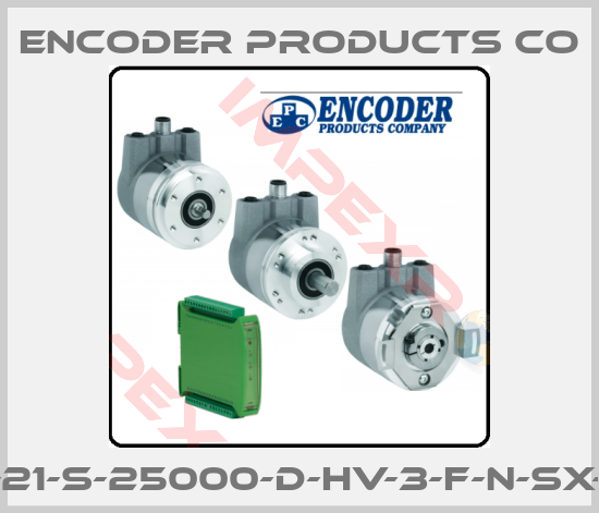 Encoder Products Co-725I-21-S-25000-D-HV-3-F-N-SX-N-CE