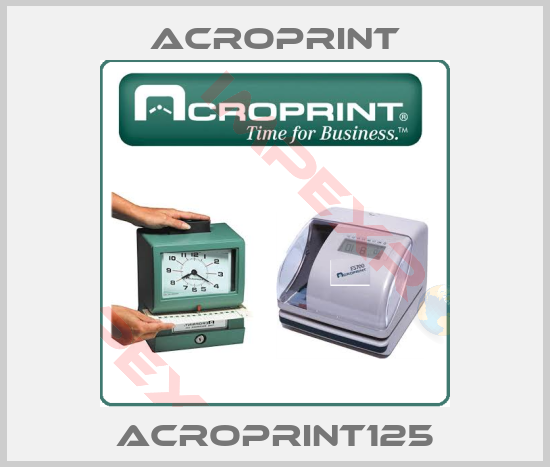 Acroprint-acroprint125