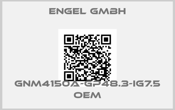 Engel Motor-GNM4150A-GP48.3-IG7.5 OEM