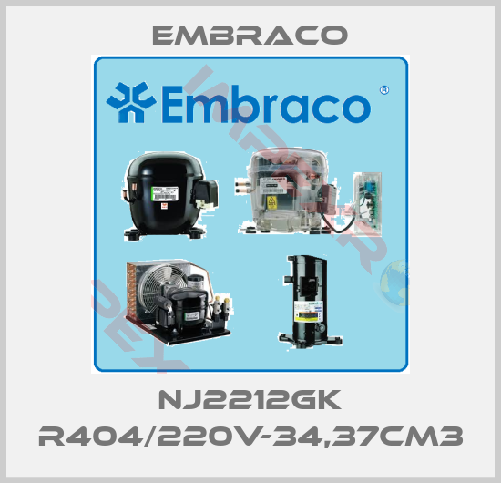 Embraco-NJ2212GK R404/220V-34,37cm3