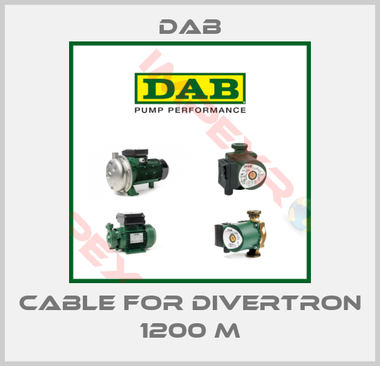 DAB-Cable for DIVERTRON 1200 M