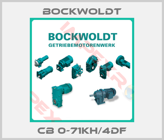 Bockwoldt- CB 0-71KH/4DF