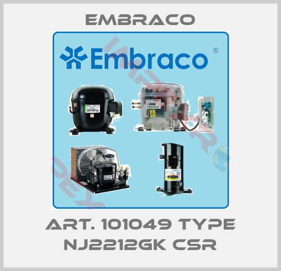 Embraco-Art. 101049 Type NJ2212GK CSR