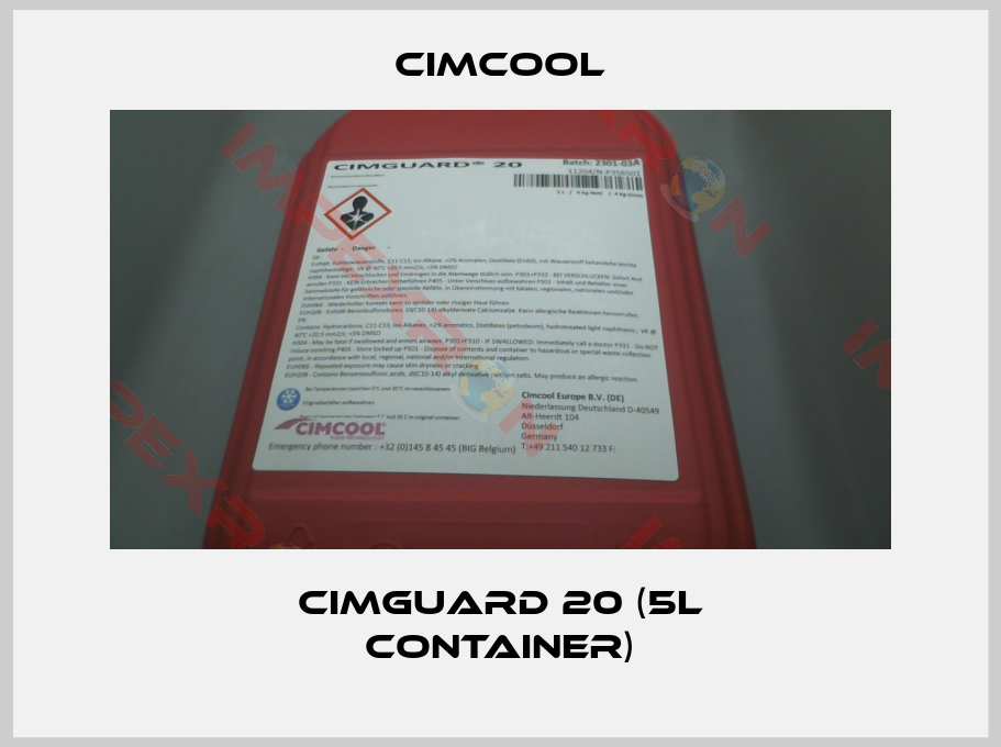 Cimcool-Cimguard 20 (5L container)