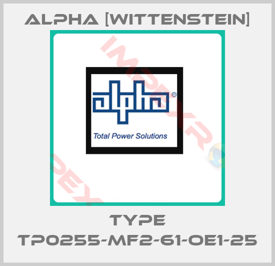 Alpha [Wittenstein]-TYPE TP0255-MF2-61-OE1-25