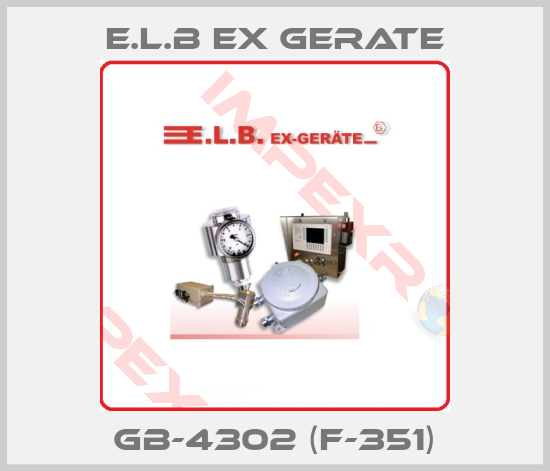 E.L.B Ex Gerate-GB-4302 (F-351)