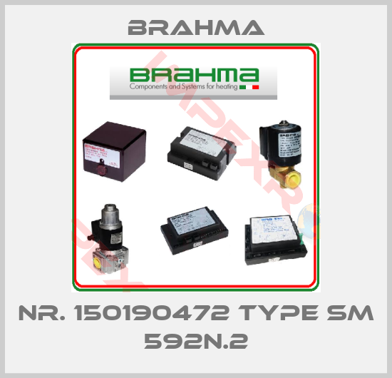 Brahma-Nr. 150190472 Type SM 592N.2