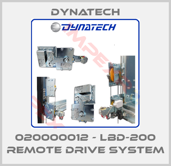 Dynatech-020000012 - LBD-200 REMOTE DRIVE SYSTEM