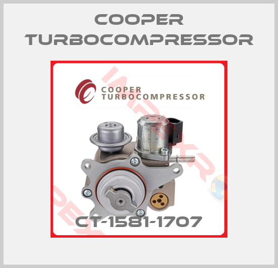 Cooper Turbocompressor-CT-1581-1707