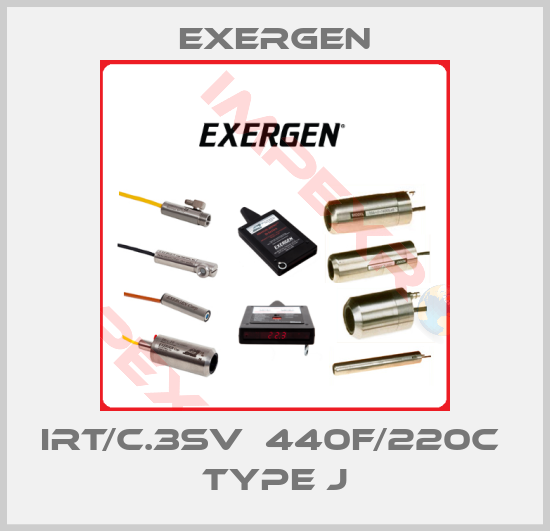 Exergen-IRt/c.3SV  440F/220C  TYPE J
