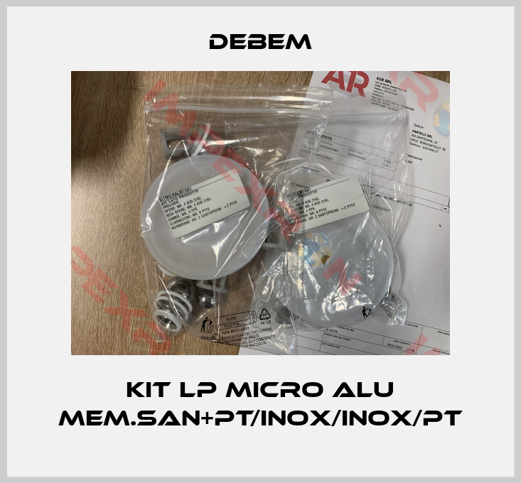 Debem-KIT LP MICRO ALU MEM.SAN+PT/INOX/INOX/PT