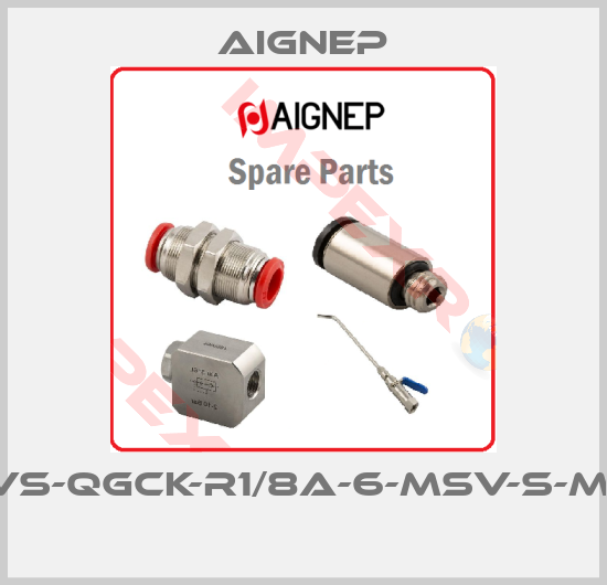 Aignep-STVS-QGCK-R1/8A-6-MSV-S-M210 