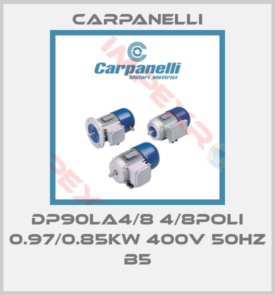 Carpanelli-DP90La4/8 4/8Poli 0.97/0.85Kw 400V 50Hz B5