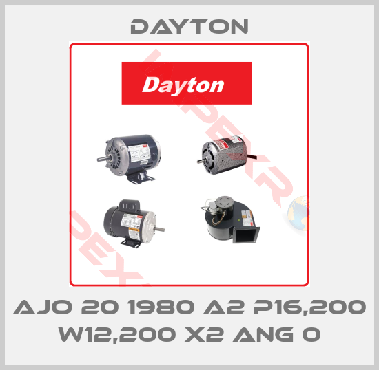 DAYTON-AJO 20 1980 A2 P16,200 W12,200 X2 ANG 0