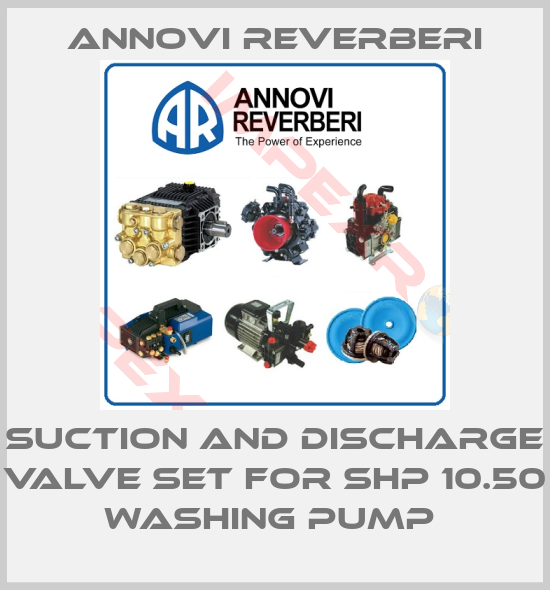 Annovi Reverberi-SUCTION AND DISCHARGE VALVE SET FOR SHP 10.50 WASHING PUMP 