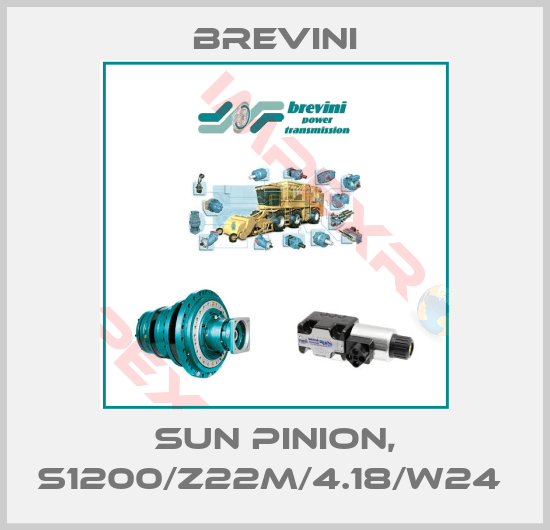 Brevini-SUN PINION, S1200/Z22M/4.18/W24 