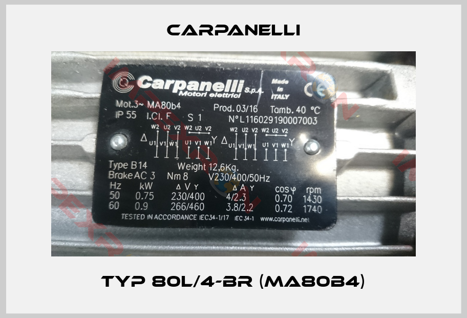 Carpanelli-Typ 80L/4-BR (MA80b4)