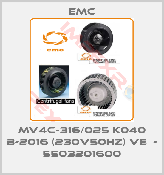 Emc-MV4C-316/025 K040 B-2016 (230V50HZ) VE  - 5503201600