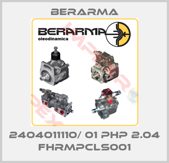 Berarma-2404011110/ 01 PHP 2.04 FHRMPCLS001
