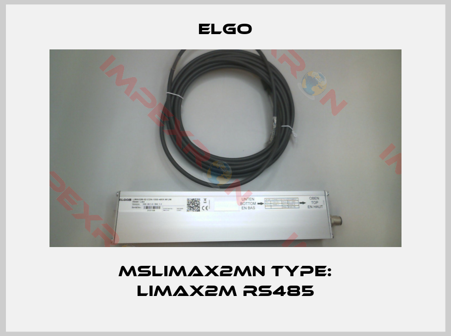 Elgo-MSLIMAX2MN Type: LIMAX2M RS485
