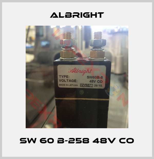 Albright-SW 60 B-258 48V CO