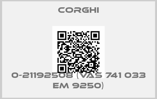 Corghi-0-21192508 (VAS 741 033 EM 9250)