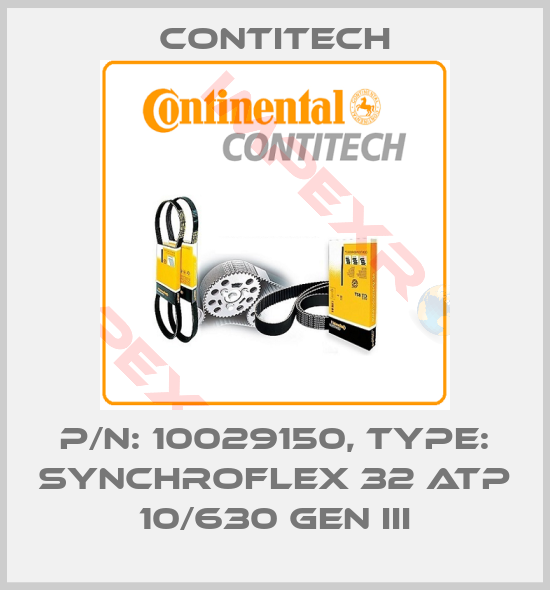 Contitech-P/N: 10029150, Type: SYNCHROFLEX 32 ATP 10/630 GEN III