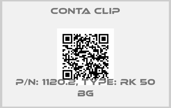 Conta Clip-P/N: 1120.2, Type: RK 50 BG