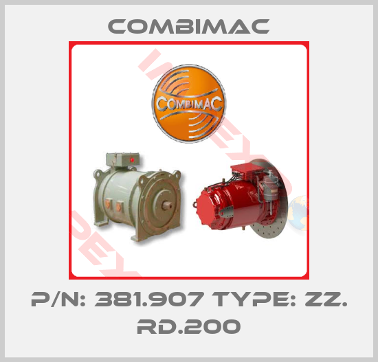 Combimac-P/N: 381.907 Type: ZZ. RD.200