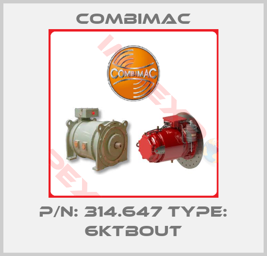 Combimac-P/N: 314.647 Type: 6KTBOUT