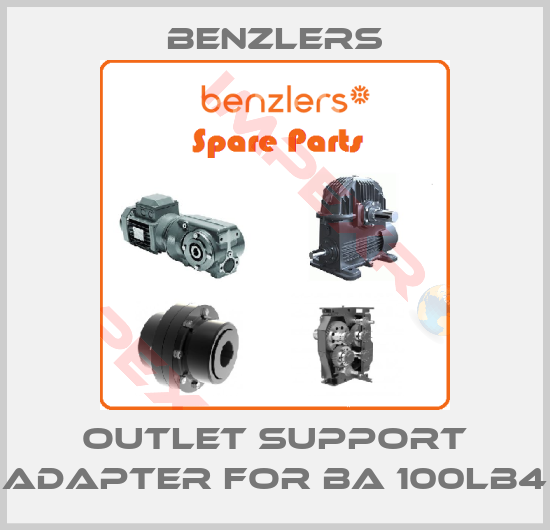 Benzlers-Outlet support adapter for BA 100LB4
