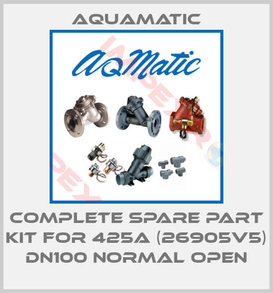 AquaMatic-Complete spare part kit for 425A (26905V5) DN100 NORMAL OPEN