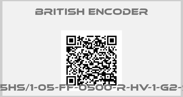 British Encoder-755HS/1-05-FF-0500-R-HV-1-G2-ST