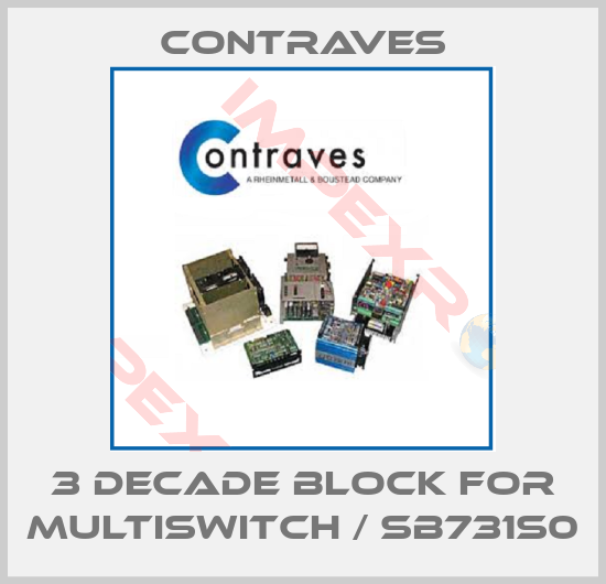 Contraves-3 decade block for MULTISWITCH / SB731S0