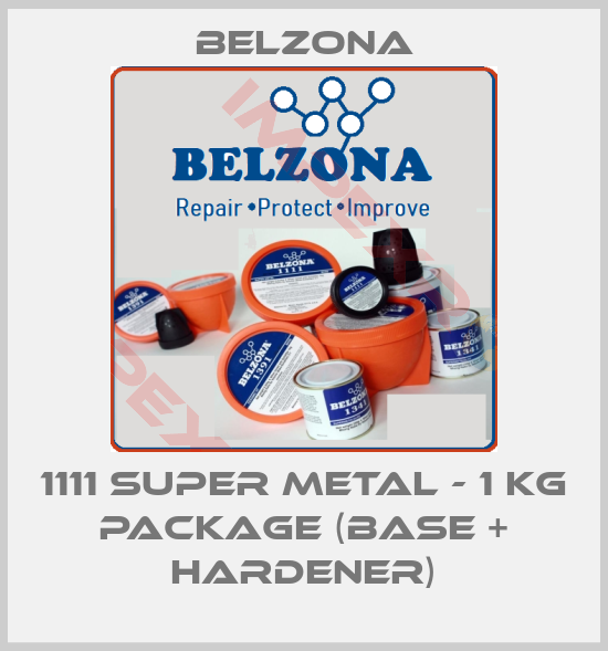 Belzona-1111 Super Metal - 1 kg package (base + hardener)