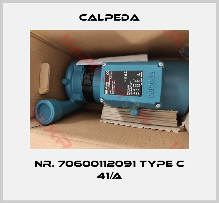 Calpeda-Nr. 70600112091 Type C 41/A