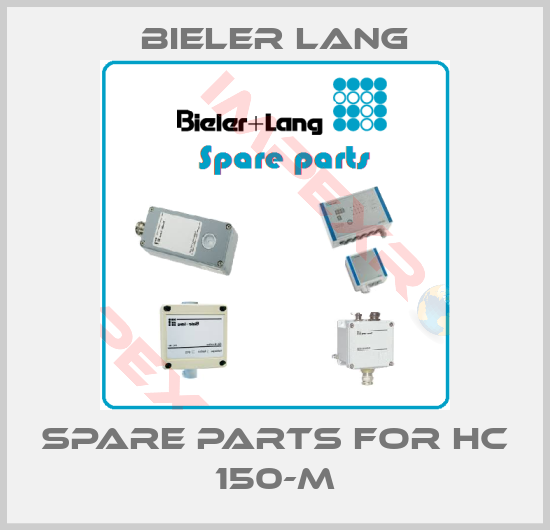 Bieler Lang-spare parts for HC 150-M