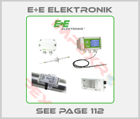 E+E Elektronik-SEE PAGE 112