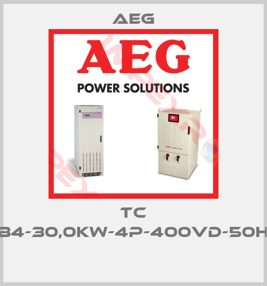 AEG-TC 180LB4-30,0KW-4P-400VD-50HZ-B3 