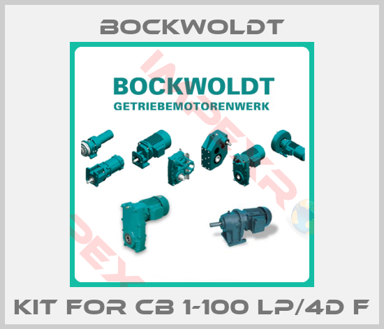 Bockwoldt-Kit for CB 1-100 LP/4D F