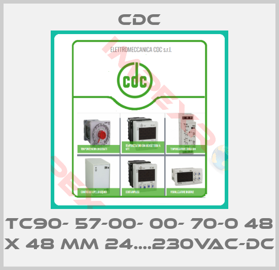 CDC-TC90- 57-00- 00- 70-0 48 X 48 MM 24....230VAC-DC