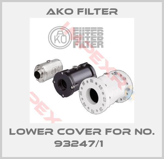 Ako Filter-lower cover for No. 93247/1  