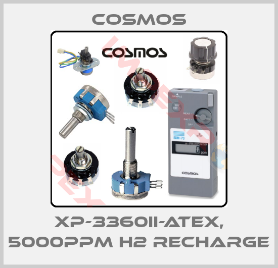 Cosmos-XP-3360II-ATEX, 5000ppm H2 recharge