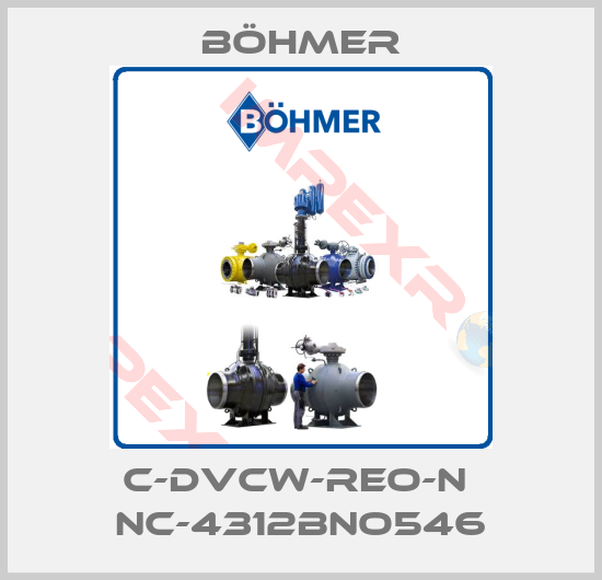 Böhmer-C-DVCW-Reo-N  NC-4312BNO546