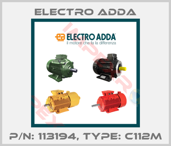 Electro Adda-P/N: 113194, Type: C112M