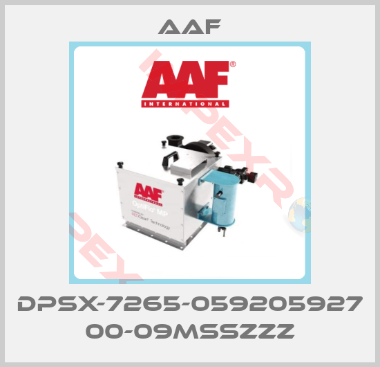 AAF-DPSX-7265-059205927 00-09MSSZZZ
